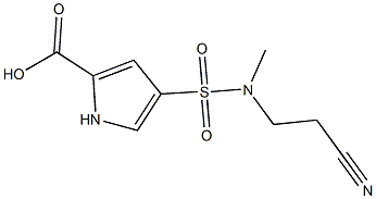  4-[(2-cyanoethyl)(methyl)sulfamoyl]-1H-pyrrole-2-carboxylic acid