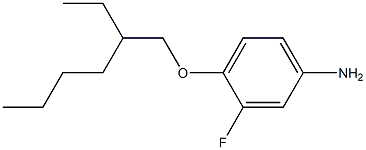 4-[(2-ethylhexyl)oxy]-3-fluoroaniline Struktur