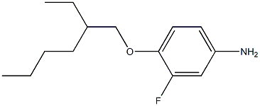 4-[(2-ethylhexyl)oxy]-3-fluoroaniline 化学構造式