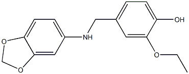 4-[(2H-1,3-benzodioxol-5-ylamino)methyl]-2-ethoxyphenol