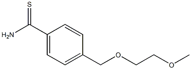 4-[(2-methoxyethoxy)methyl]benzenecarbothioamide