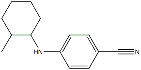 4-[(2-methylcyclohexyl)amino]benzonitrile Structure