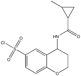 4-[(2-methylcyclopropane)amido]-3,4-dihydro-2H-1-benzopyran-6-sulfonyl chloride