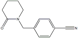 4-[(2-oxopiperidin-1-yl)methyl]benzonitrile Structure