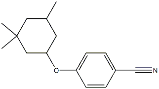 4-[(3,3,5-trimethylcyclohexyl)oxy]benzonitrile 结构式