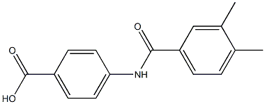 4-[(3,4-dimethylbenzene)amido]benzoic acid