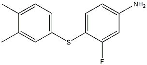 4-[(3,4-dimethylphenyl)sulfanyl]-3-fluoroaniline|