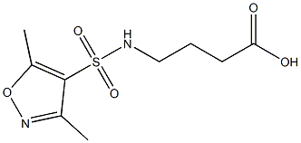 4-[(3,5-dimethyl-1,2-oxazole-4-)sulfonamido]butanoic acid