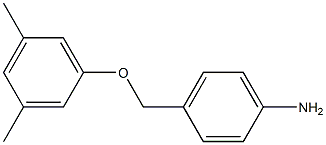 4-[(3,5-dimethylphenoxy)methyl]aniline,,结构式