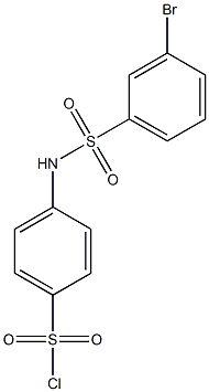  4-[(3-bromobenzene)sulfonamido]benzene-1-sulfonyl chloride