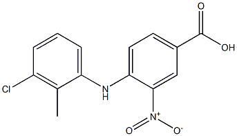  4-[(3-chloro-2-methylphenyl)amino]-3-nitrobenzoic acid