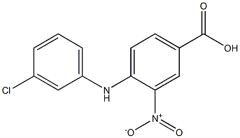 4-[(3-chlorophenyl)amino]-3-nitrobenzoic acid