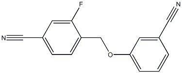 4-[(3-cyanophenoxy)methyl]-3-fluorobenzonitrile