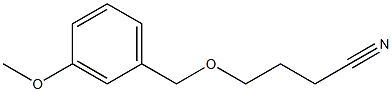 4-[(3-methoxybenzyl)oxy]butanenitrile 化学構造式