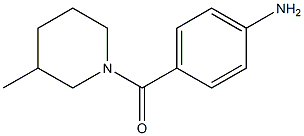 4-[(3-methylpiperidin-1-yl)carbonyl]aniline,,结构式