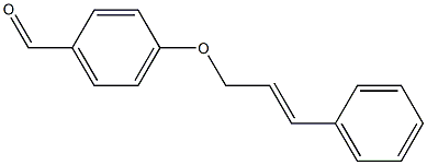 4-[(3-phenylprop-2-en-1-yl)oxy]benzaldehyde Structure
