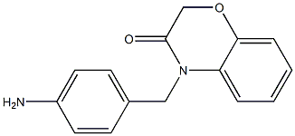 4-[(4-aminophenyl)methyl]-3,4-dihydro-2H-1,4-benzoxazin-3-one