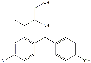 4-[(4-chlorophenyl)[(1-hydroxybutan-2-yl)amino]methyl]phenol