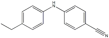 4-[(4-ethylphenyl)amino]benzonitrile Struktur