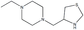 4-[(4-ethylpiperazin-1-yl)methyl]-1,3-thiazolidine Structure