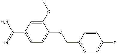  4-[(4-fluorobenzyl)oxy]-3-methoxybenzenecarboximidamide