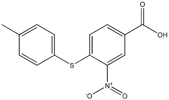 4-[(4-methylphenyl)sulfanyl]-3-nitrobenzoic acid