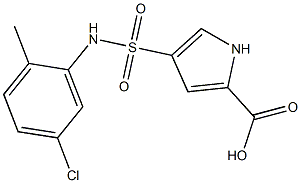 4-[(5-chloro-2-methylphenyl)sulfamoyl]-1H-pyrrole-2-carboxylic acid