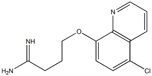  4-[(5-chloroquinolin-8-yl)oxy]butanimidamide