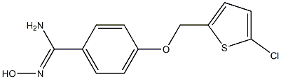 4-[(5-chlorothien-2-yl)methoxy]-N'-hydroxybenzenecarboximidamide