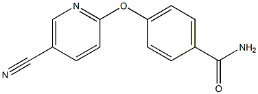 4-[(5-cyanopyridin-2-yl)oxy]benzamide|