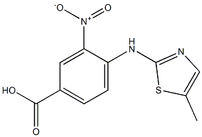 4-[(5-methyl-1,3-thiazol-2-yl)amino]-3-nitrobenzoic acid