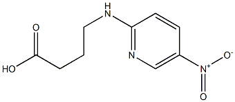 4-[(5-nitropyridin-2-yl)amino]butanoic acid,,结构式
