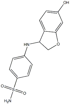 4-[(6-hydroxy-2,3-dihydro-1-benzofuran-3-yl)amino]benzene-1-sulfonamide Structure