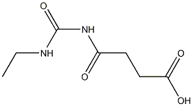 4-[(ethylcarbamoyl)amino]-4-oxobutanoic acid 结构式