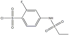 4-[(ethylsulfonyl)amino]-2-fluorobenzenesulfonyl chloride