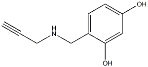 4-[(prop-2-yn-1-ylamino)methyl]benzene-1,3-diol