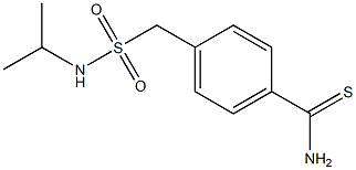 4-[(propan-2-ylsulfamoyl)methyl]benzene-1-carbothioamide