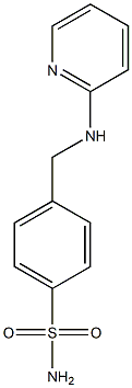 4-[(pyridin-2-ylamino)methyl]benzene-1-sulfonamide 结构式