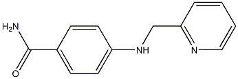 4-[(pyridin-2-ylmethyl)amino]benzamide Structure