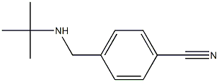 4-[(tert-butylamino)methyl]benzonitrile,,结构式