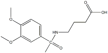  4-[1-(3,4-dimethoxyphenyl)acetamido]butanoic acid