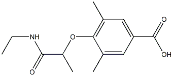  4-[1-(ethylcarbamoyl)ethoxy]-3,5-dimethylbenzoic acid