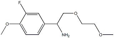 4-[1-amino-2-(2-methoxyethoxy)ethyl]-2-fluoro-1-methoxybenzene