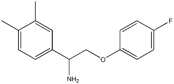  4-[1-amino-2-(4-fluorophenoxy)ethyl]-1,2-dimethylbenzene