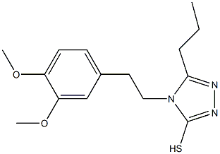 4-[2-(3,4-dimethoxyphenyl)ethyl]-5-propyl-4H-1,2,4-triazole-3-thiol|