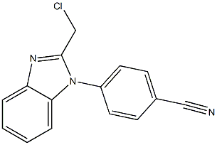 4-[2-(chloromethyl)-1H-1,3-benzodiazol-1-yl]benzonitrile