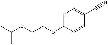 4-[2-(propan-2-yloxy)ethoxy]benzonitrile Structure