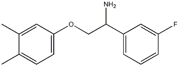 4-[2-amino-2-(3-fluorophenyl)ethoxy]-1,2-dimethylbenzene|