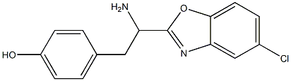 4-[2-amino-2-(5-chloro-1,3-benzoxazol-2-yl)ethyl]phenol