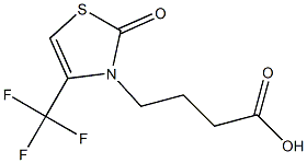  4-[2-oxo-4-(trifluoromethyl)-1,3-thiazol-3(2H)-yl]butanoic acid